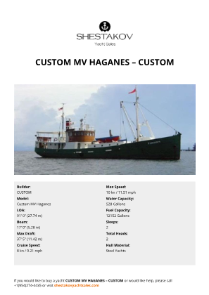 CUSTOM - Custom MV Haganes