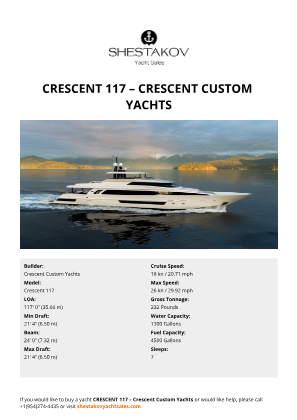 Crescent Custom Yachts - Crescent 117