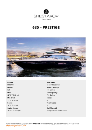 PRESTIGE - 630