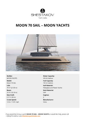 MOON YACHTS - Moon 70 SAIL