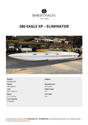 ELIMINATOR - 280 Eagle XP