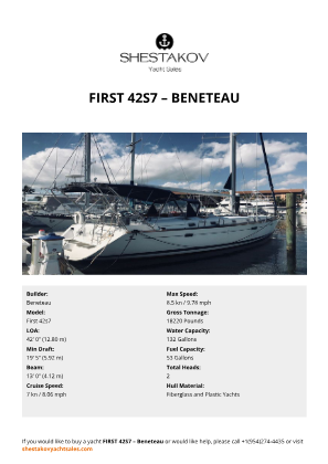 Beneteau - First 42s7