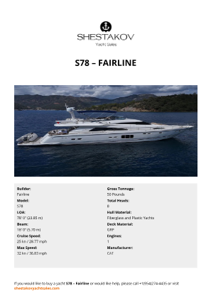 Fairline - S78