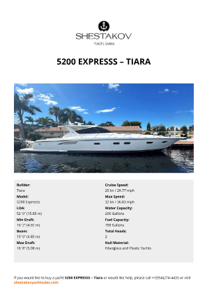 Tiara - 5200 Expresss