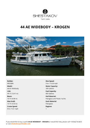 KROGEN - 44 AE Widebody