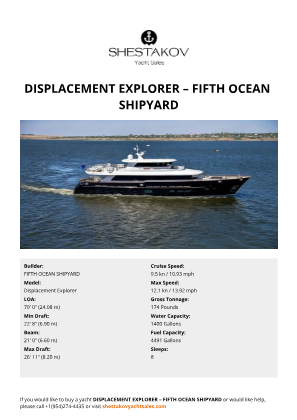 FIFTH OCEAN SHIPYARD - Displacement Explorer