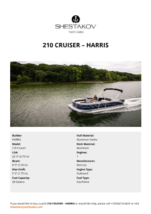 HARRIS - 210 Cruiser