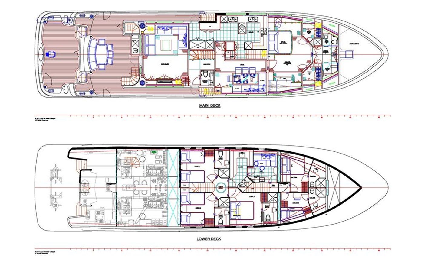 the best price on All Ocean Yachts 100' Fiberglass Tri- Deck Explorer Yacht
