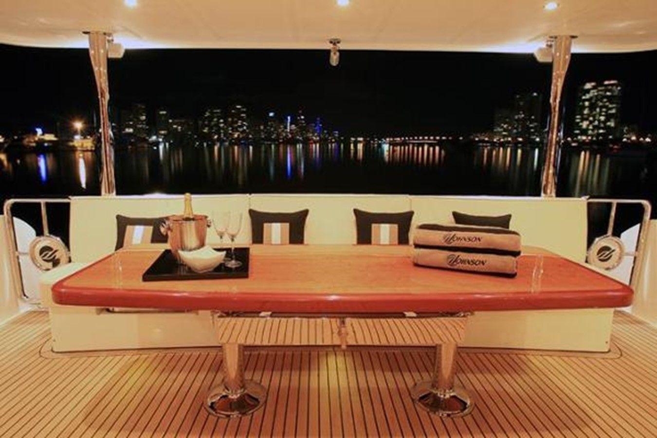 Лучшая цена на JOHNSON 83' FLYBRIDGE wHYDRAULIC PLATFORM