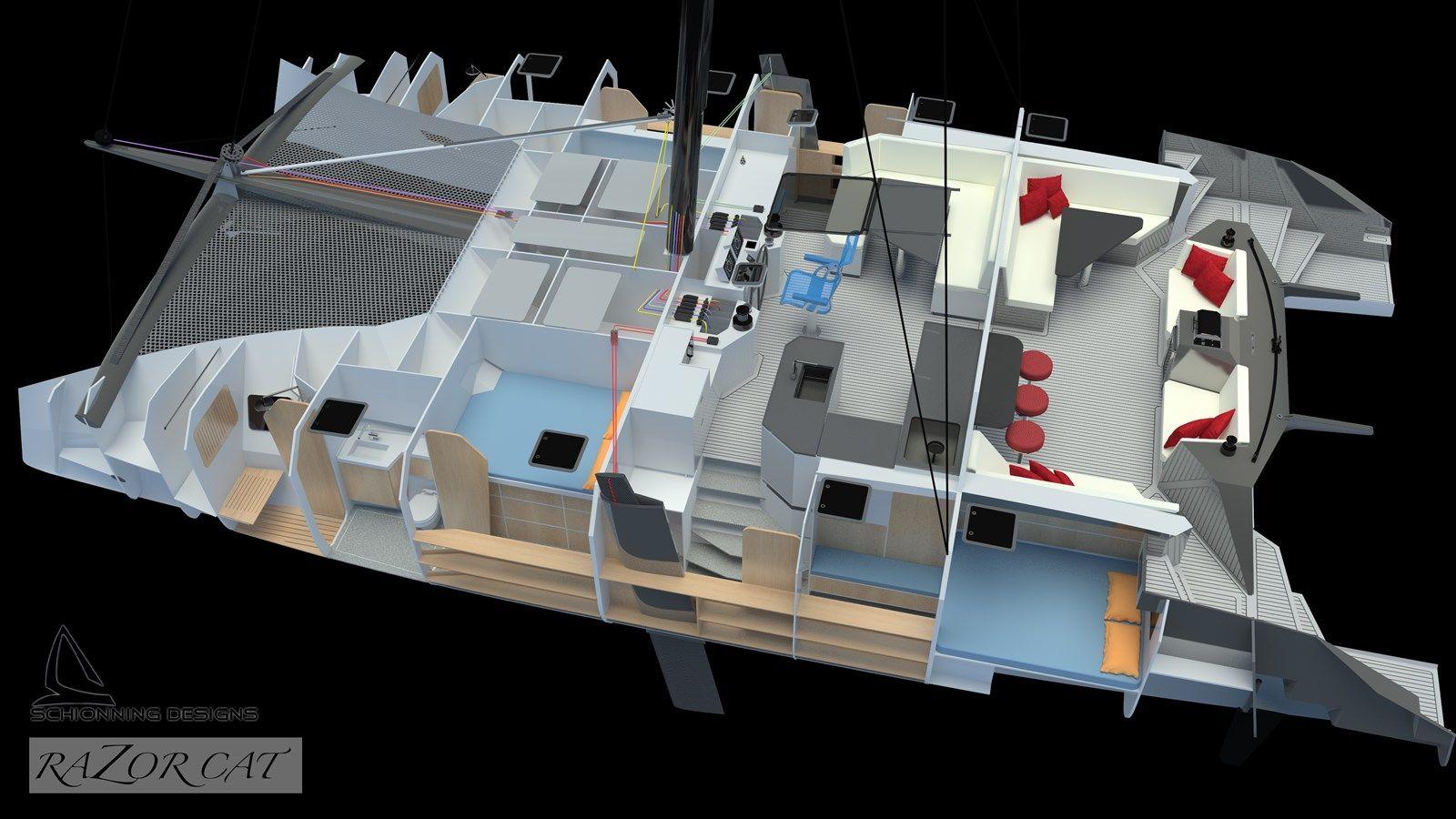 Buy a yacht Razor Cat 52 Performance Cruising Catamaran