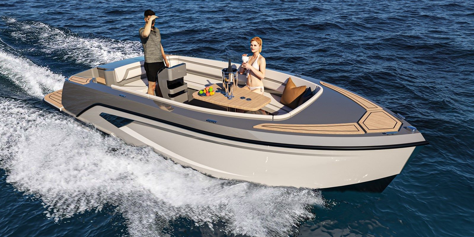 Стоимость яхты Alfastreet 21 open electric - ALFASTREET MARINE