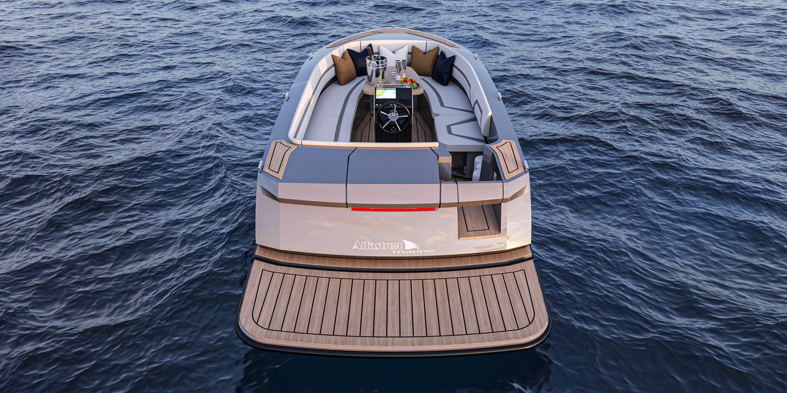 Купить Alfastreet 21 open electric - ALFASTREET MARINE