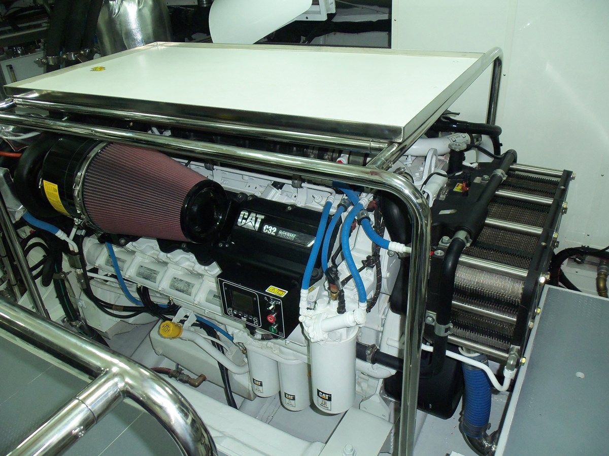 Buy a JOHNSON 93 OPEN BRIDGE Open Flybridge with Hydraulic Platform at Shestakov Yacht Sales