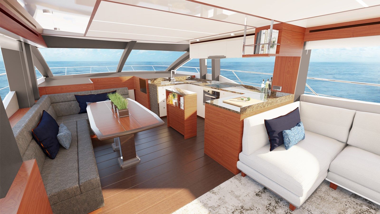 Купить яхту Johnson 70' Flybridge MY 2026 в Shestakov Yacht Sales