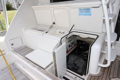 - Enclosed Flybridge yacht sale